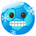 pallone da calcio + faccina congelata