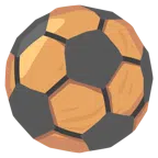 pallone da calcio + legna