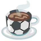 pallone da calcio + bevanda calda