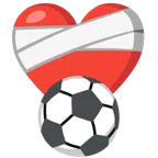 pallone da calcio + cuore guarito