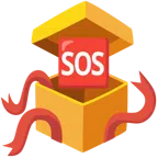 regalo + pulsante SOS