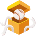regalo + palla da baseball