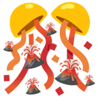 coriandoli + vulcano