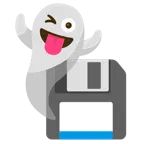 Gespenst + Diskette