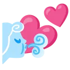 dos corazones + cara de viento