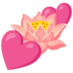 dos corazones + loto