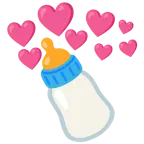 Herz mit Pfeil + Babyflasche