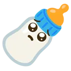 yalvaran yüz + biberon