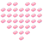 palo de corazones + jabón
