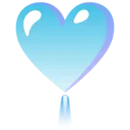 exclamación de corazón + meteorito