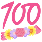 tulipán + cien puntos