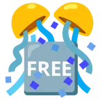 coriandoli + pulsante FREE