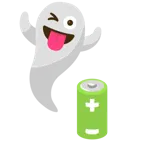Gespenst + Batterie