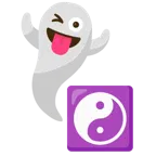 Gespenst + Yin und Yang