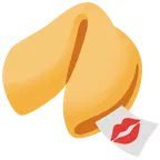 marca de beso + galleta de la fortuna