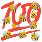 100 Punkte + Biene