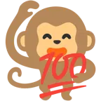 100 Punkte + Affengesicht