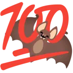 100 Punkte + Fledermaus
