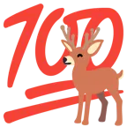 100 Punkte + Hirsch