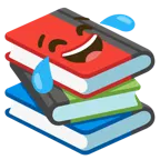 وجه بدموع فرح + كتب