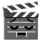 düşünceli yüz + film tahtası
