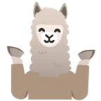 persona encogida de hombros + llama