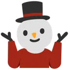 persona encogida de hombros + muñeco de nieve