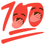 cara de bostezo + cien puntos