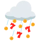 Wolke mit Regen + Spielautomat