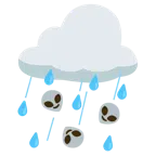Wolke mit Regen + Außerirdischer