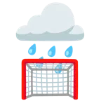 Wolke mit Regen + Tor