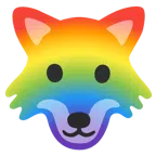 Wolf + Regenbogen