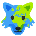 Wolf + Globus mit Europa und Afrika