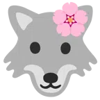 Wolf + Kirschblüte