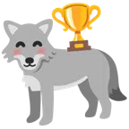 Wolf + Pokal