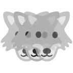 Wolf + schlagendes Herz