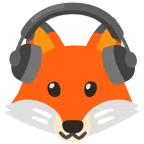 Fuchs + Kopfhörer