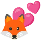 Fuchs + zwei Herzen