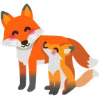 Fuchs + kreisende Herzen