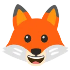 Fuchs + grinsendes Gesicht