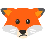 Fuchs + verwundertes Gesicht