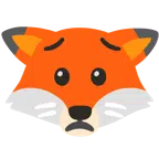 Fuchs + besorgtes Gesicht