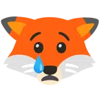 Fuchs + weinendes Gesicht
