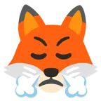 Fuchs + schnaubendes Gesicht