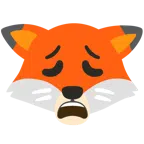 Fuchs + erschöpftes Gesicht