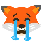 Fuchs + heulendes Gesicht