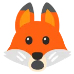 Fuchs + Gesicht mit offenem Mund