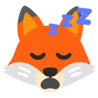 Fuchs + schlafendes Gesicht