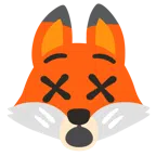 Fuchs + benommenes Gesicht
