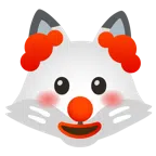 Fuchs + Clown-Gesicht